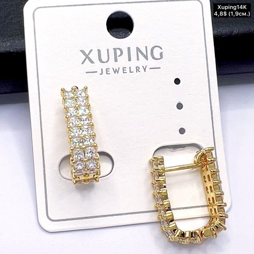 Сережки Xuping14К 10803 (1,9см.)